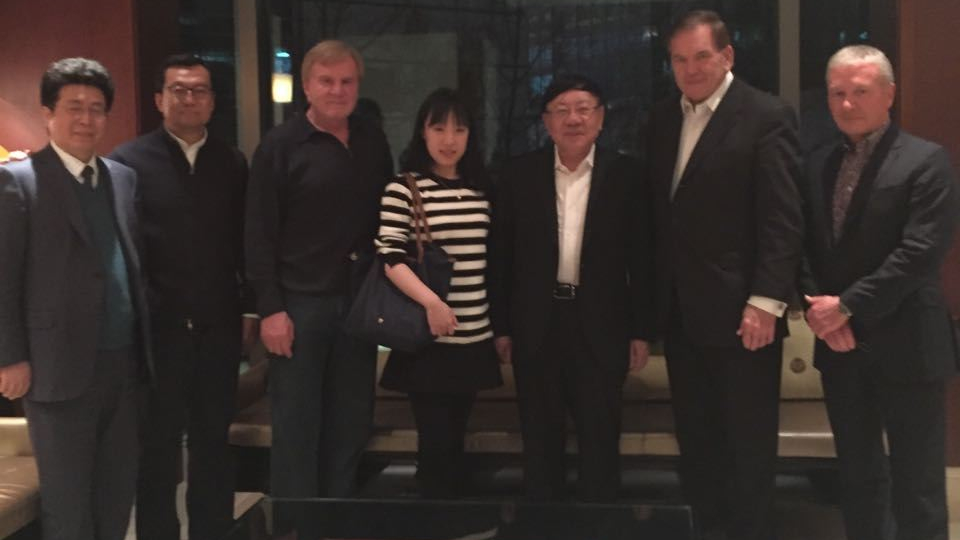Ted Venners, Sig Rigrich, Governor Tom Ridge and Wang Wenliang China-US Club